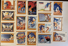 1993 Topps Sonic the Hedgehog trading Stickers x17 no duplicates