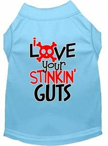 Love your Stinkin Guts Screen Print Pet Puppy Cat Dog Shirt - Picture 14 of 26