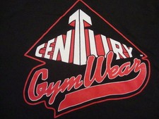 vintage Century Gym Wear Rare bodybuilder bodybuilding powerlifting T shirt S