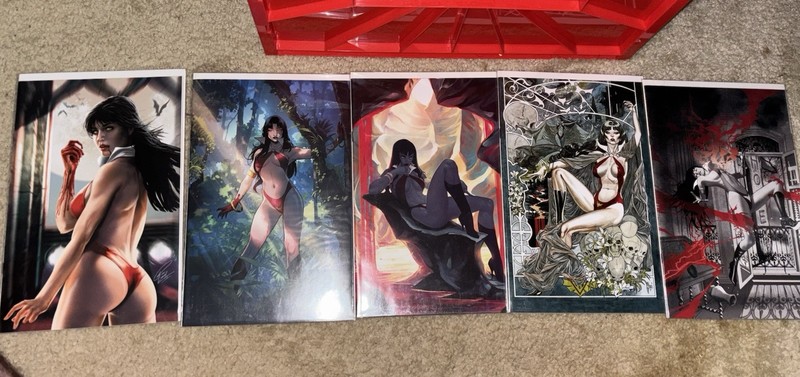 Lot of 5 VAMPIRELLLA virgin covers (PLEASE READ)