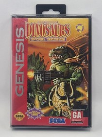 CIB Dinosaurs for Hire Sega Genesis 1993, Complete in Box - Pins Cleaned -TESTED