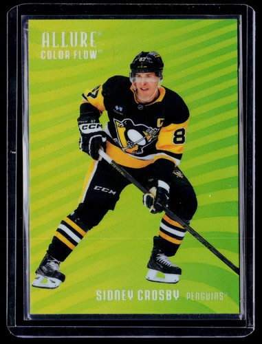 2025-26 Upper Deck Allure - Sidney Crosby #CF-24 Yellow Green Color Flow