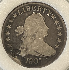 1807 Draped Bust Half Dollar. Free Shipping!!!!!!!!!