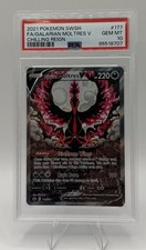 Galarian Moltres V Alt Art 177/198 Chilling Reign Full Art Pokémon 2021 PSA 10 on eBay
