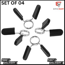 Barbell Clamps Dumbbell Spring Clip Circlip Collars 1 Inch Weight Bars Clips Fit