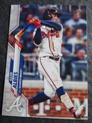 2020 Topps Series 2 #480 Ozzie Albies Atlanta Braves Baseball Card