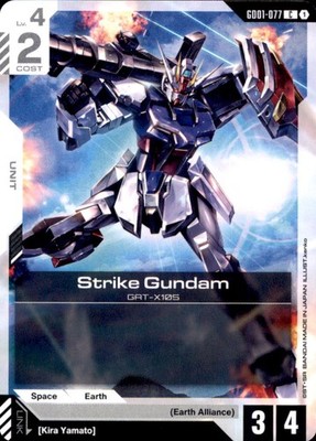Gundam Newtype Rising GD077 Strike Gundam - Common