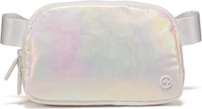 Nylon Fanny Pack For Women Water Resistant Crossbody Belt Bag Adjustable Strap