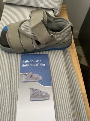 DARCO Relief Dual Plus Fußorthese Entlastungsschuh grau/blau Gr. 37-38,5
