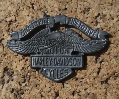 Pin's Motorrad Motorräder Bike Adler Zinn Harley Davidson I Make The Eagle Fly HD