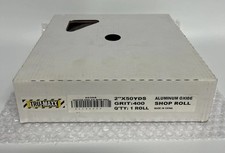 Tru-Maxx 2" x 50 Yd 400 Grit Aluminum Oxide Shop Roll Super Fine Grade, J Wei...