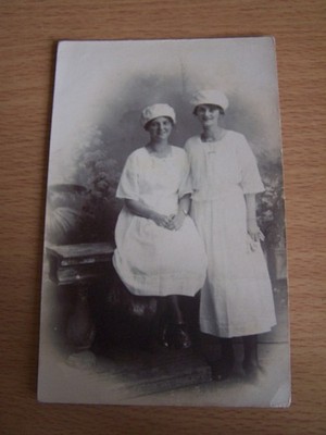 Vintage RP Postkarte Zwei Köchinnen Arbeiter