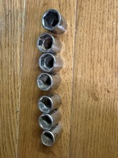 Matco 38 Drive 6 Pt Shallow Socket Set 13mm-19mm