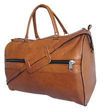 Echte Leder Tasche ZIEGENLEDER Gym Reisetasche 55x36 Sporttasche Weekender XXL