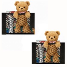 2 Pcs Back Seat Car Organizer Net for SUV, RV Inside Storage