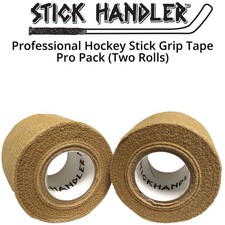 STICK HANDLER Professional Hockey Grip Tape Pro Pack  Tan  Two Pack 