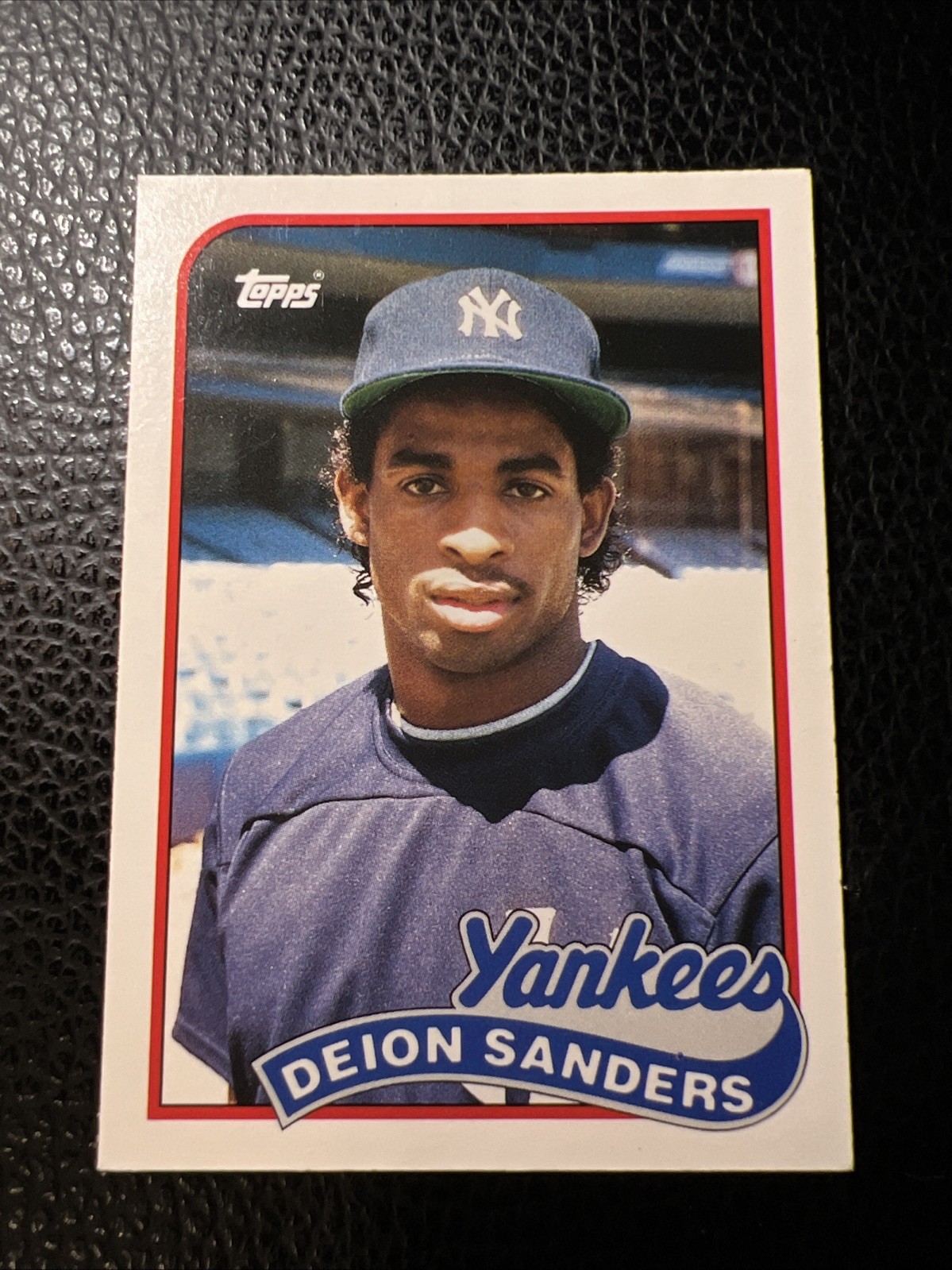 # 1989 Topps Traded Card 110T Deion Sanders RC Yankees ROOKIE NM/Mint
