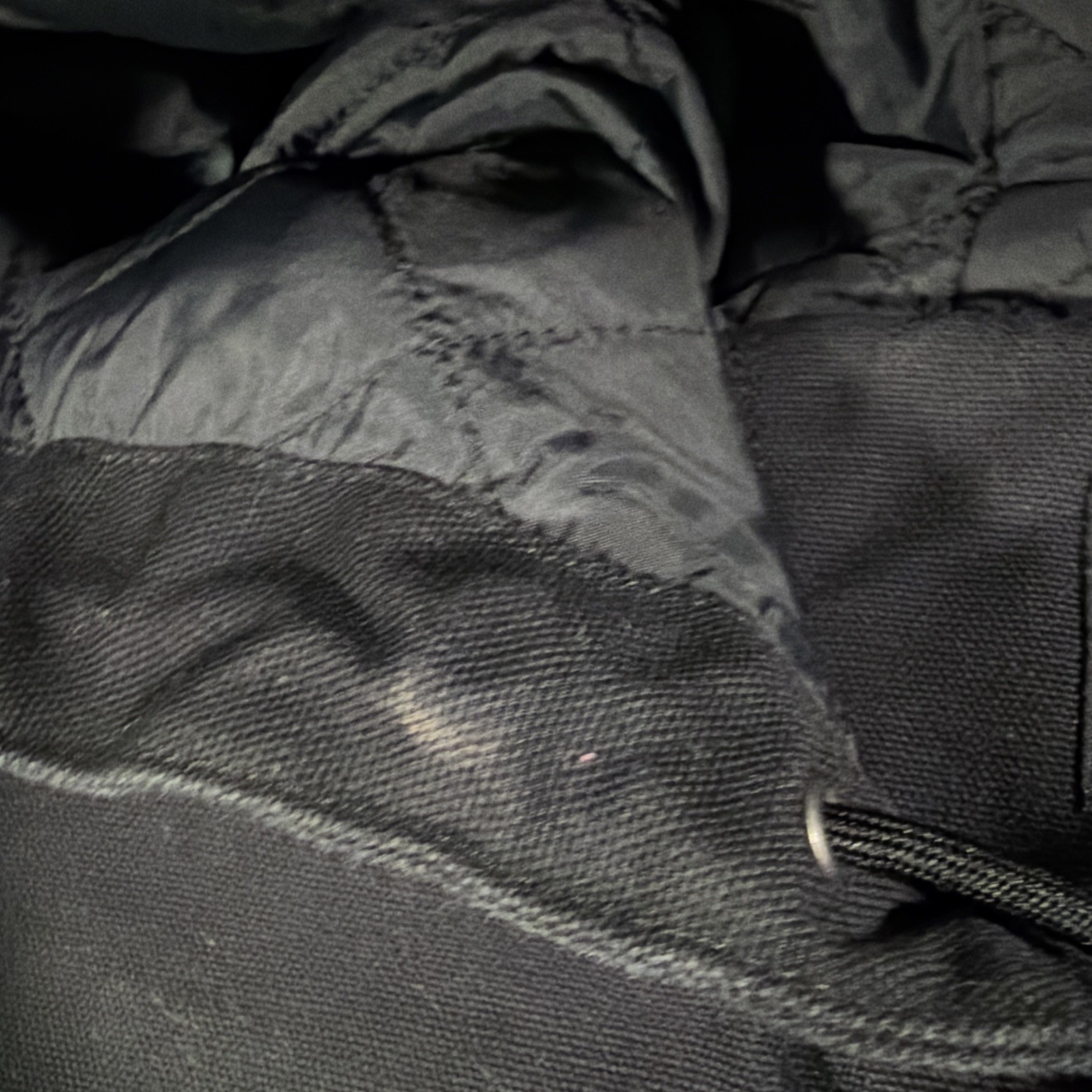 Black Loose Fit Carhartt Jacket Hooded Size 2XL J130 3M Thinsulate thumbnail 5