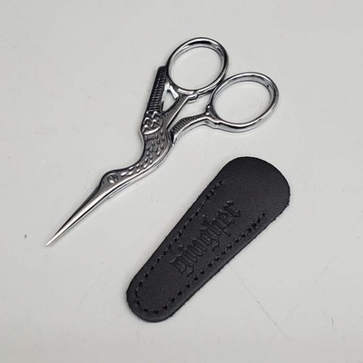 GINGHER Stark Embroidery Scissors 3.5'' Chrome 220450 03-058254