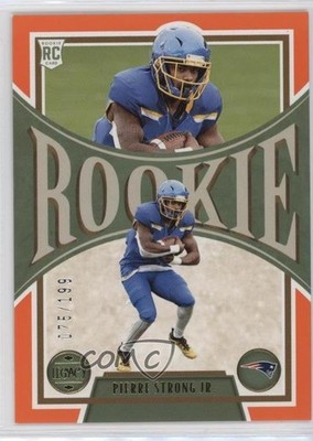 2022 Panini Legacy Rookies Orange 75/199 Pierre Strong Jr #167 Rookie RC 6o3