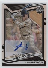 2022 Panini Elite Extra Edition Signatures Lamar King Jr #120 Auto 16z7