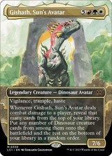 MTG English Gishath, Sun's Avatar (Borderless) NM Foil