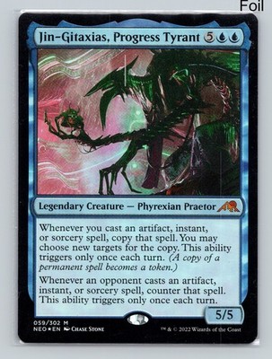 MTG Jin-Gitaxias, Progress Tyrant Foil M Kamigawa: Neon Dynasty 59 NM