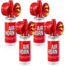 4 Pack 1.4oz Boat Air Horn for Safety, Loud Air Horns Can, Mini Small Blow Fo...