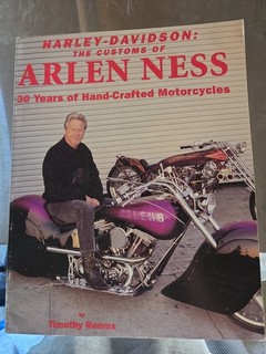 Harley Davidson The Customs of Arlen Ness Timothy Remus 1994 Motorcycle Book