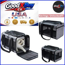 Pet Carrier 17.5"X11"X11" Soft-Sided Travel Dog Cat Bag Small Pets Up To 16Lbs