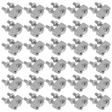 40pcs Wire Rope Clip: Stainless Steel Cable Clamp Cable Fastener M4 U-Bolt
