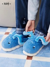 Official Mihoyo Genshin Impact Neuvillette Plush Slippers Winter Shoes Unisex NE