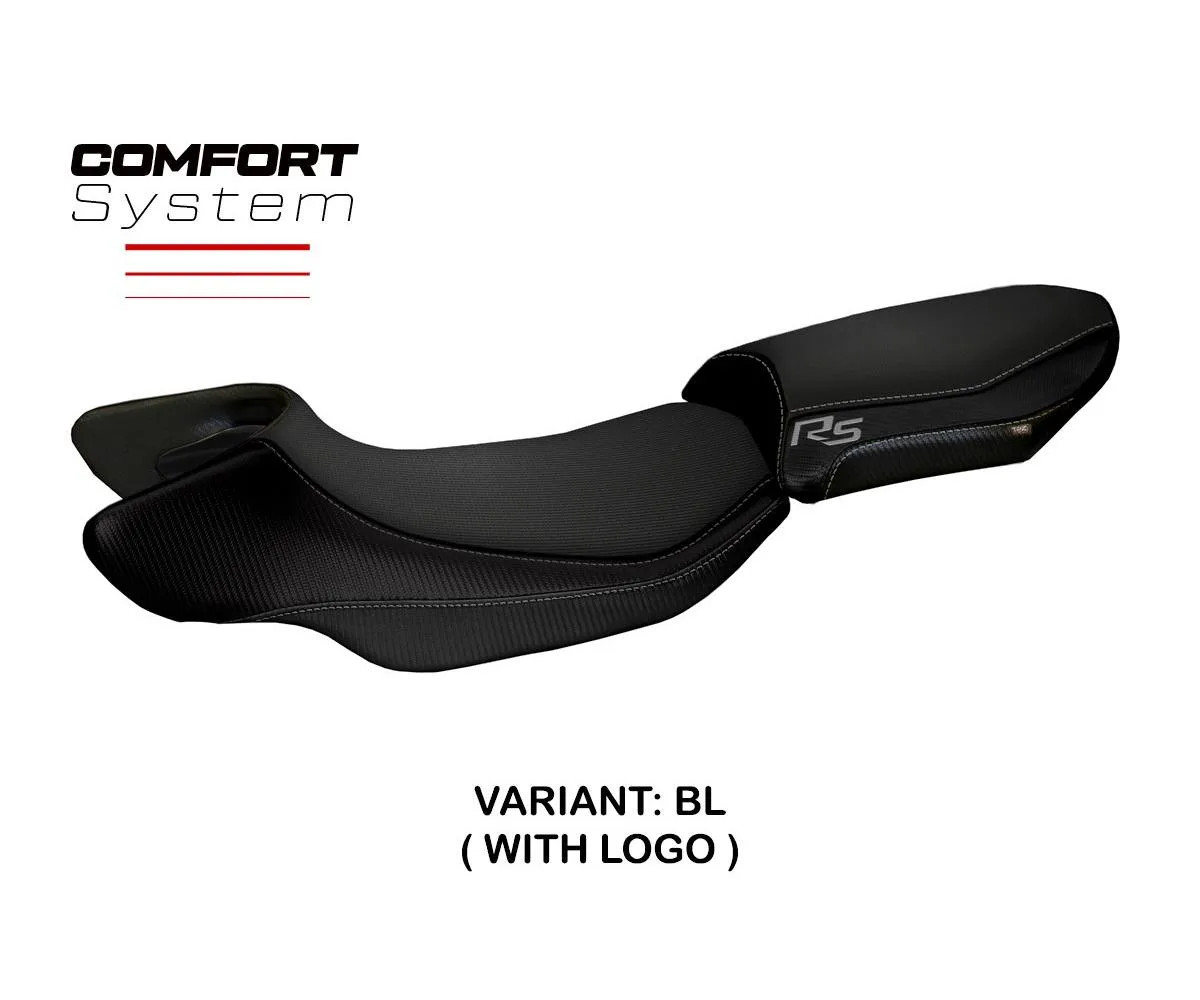 Seat cover Aurelia Color RS Comfort Black +logo Tpz comp BMW R 1200 RS 2015 2019