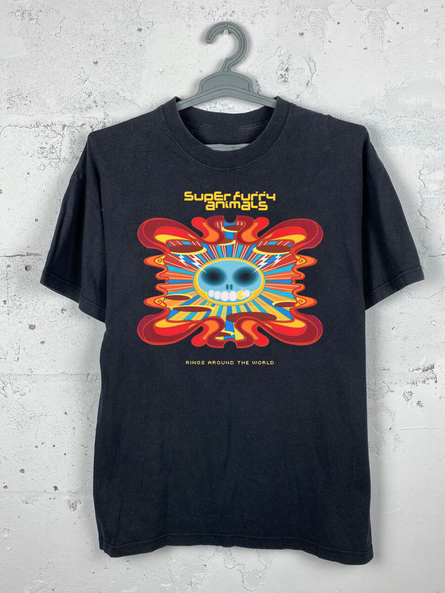 Super Furry Animals Rings Around The World T Shirt All Size S-5XL AL1059