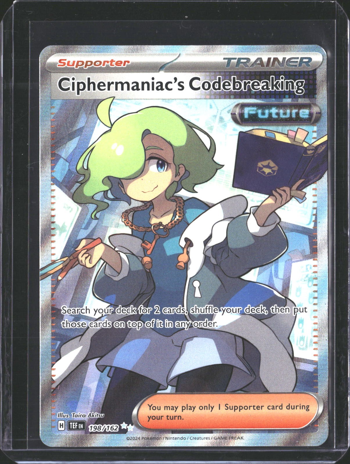 Ciphermaniac's Codebreaking 198/162 Ultra Rare Temporal Forces Pokemon NM/M