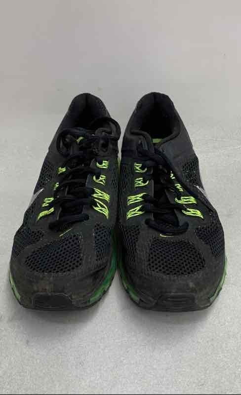 Nike Air Max 2013 Black Green Volt Youth Running Shoes Size 6Y