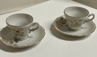 Lefton Vintage Fine China Set Of 2 Cups And Saucers. Gold Wheat Pattern And Trim — photo 3
