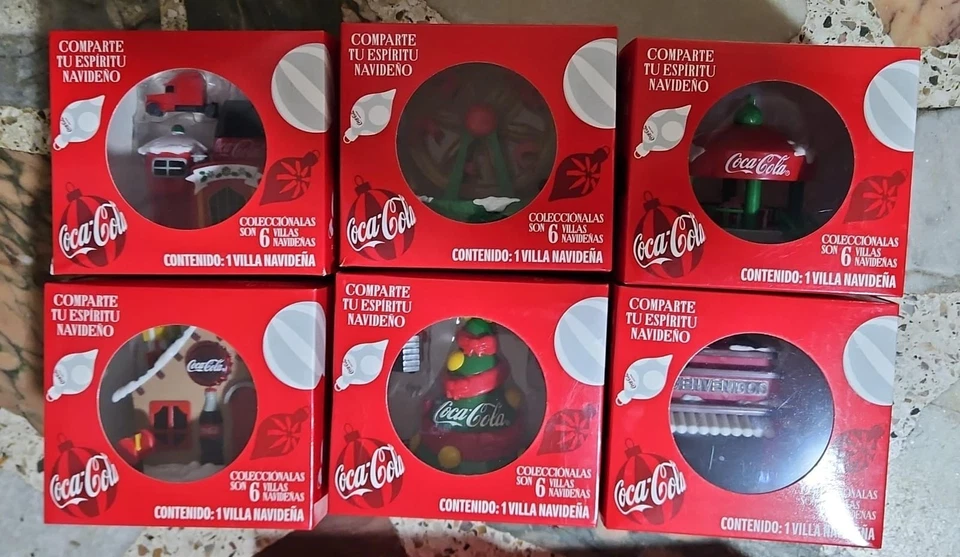 COMPLETE COLLECTION COCA COLA CHRISTMAS VILLAGES 2024 COLOMBIA - Image 2 of 4