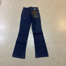 Vintage Wrangler Student Boot Jeans 25x30  Deadstock NWT 70s Made in USA Scovill
