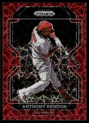 2022 Panini Prizm Prizms Red Velocity #105 Anthony Rendon - BB