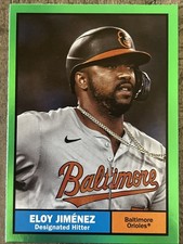 2024 Topps Archives - 1961 Topps Eloy Jimenez #86 Green Foilboard /99