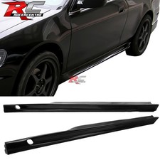 Fit 98-02 Honda Accord 2dr Coupe J Style Side Skirts Extentsion Rocker Panel Pu Fit 98-02 Honda Accord 2dr Coupe J Style Side Skirts Extentsion Rocker Panel Pu