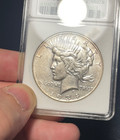 (#101726) Peace Dollar: 1934 S. Old ANACS. AU 50. Key date! (see video!)