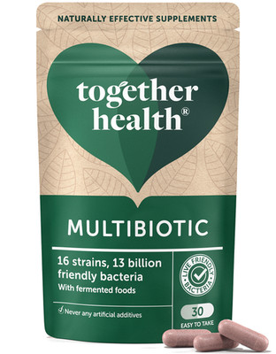 Together Health Multibiotikum - 13B KBE probiotische & fermentierte Lebensmittelmischung - 30 Kapseln