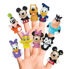 Disney Mickey & Friends 10-Piece Finger Puppet Set - Party Favors, Educationa...