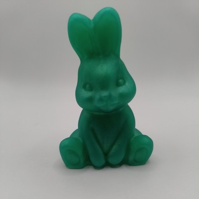 Homemade Resin green Easter Bunny Figurine Ornament Home Decoration Gift Idea Uk
