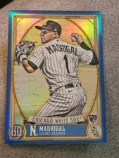 2021 Gypsy Queen Nick Madrigal Rookie Box Topper Chrome Indigo Refractor /150 
