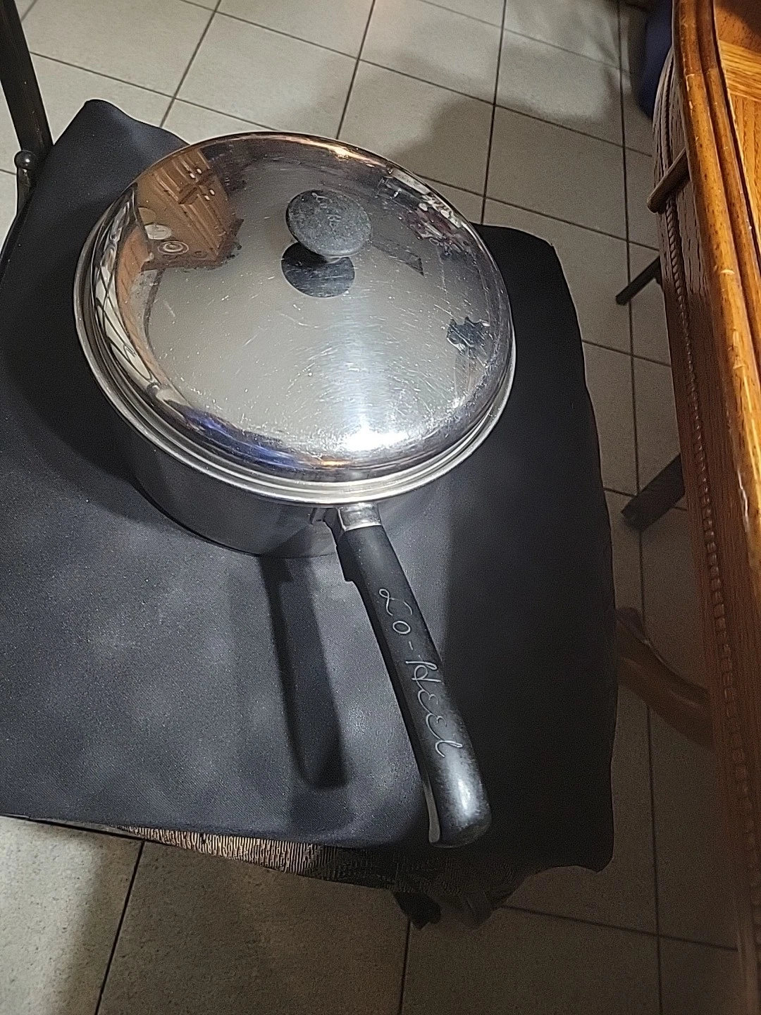 Vintage Vollrath Lo-Heet Stainless Steel Sauce Pan & Lid 3 QT Cookware USA