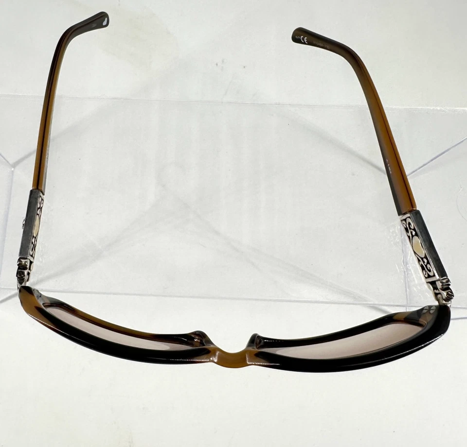 Gafas de sol Brighton hechas a mano de encaje español tortuga rectángulo ombre degradado Foto 4 de 4