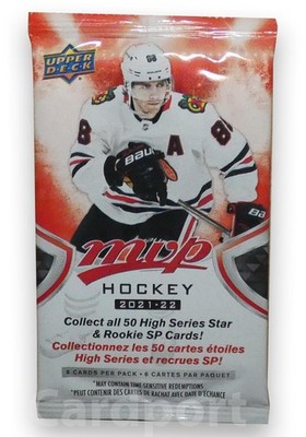 Upper Deck 2021-22 NHL MVP Gravity Feed Retail Booster